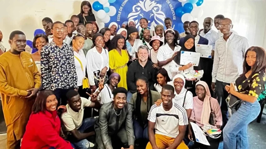 Ecole EC2M pour une célébration de remise de diplôme