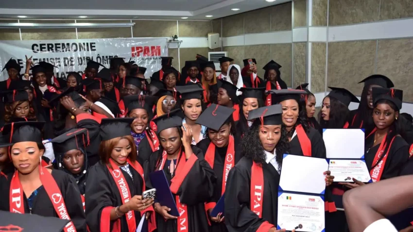 Diplômés de l'institut panafricain