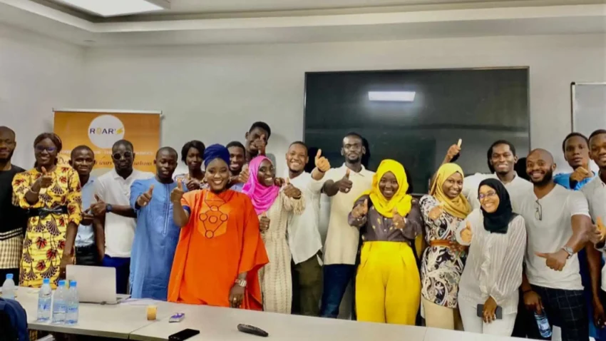 les membres de ROARS Academy